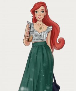 Modern Ariel Princess Paint By Number