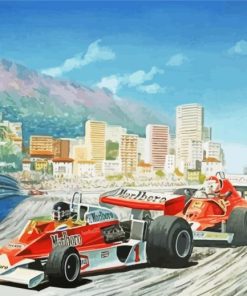 Monaco Grand Prix Racing Paint By Number