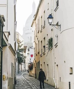 Montmartre Alley Paris Paint By Number