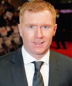 Paul Scholes Illustration Paint By Number