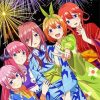 Quintessential Quintuplets Girls Fireworks Paint By Number