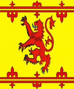 Rampant Lion Scotland Paint By Number