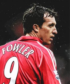 Robbie Fowler Player Back Paint By Number