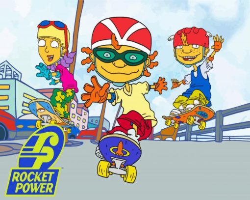 Rocket Power Paint By Number