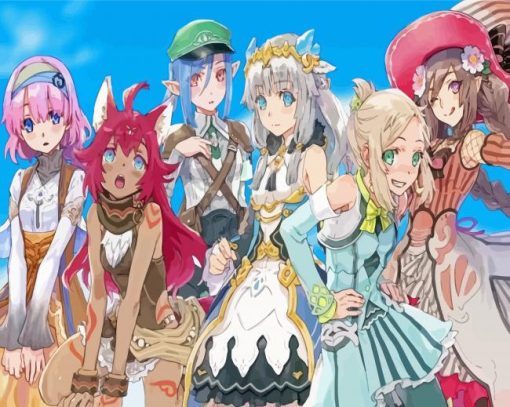 Rune Factory Girls Paint By Number