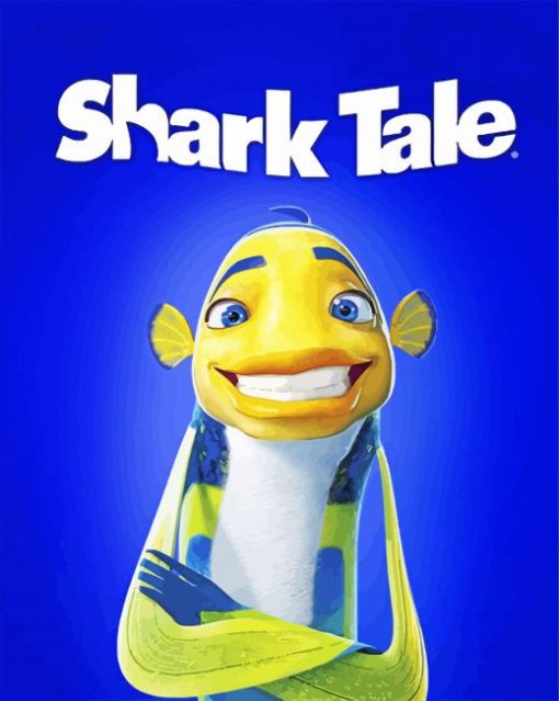 Shark Tale Poster Paint By Number