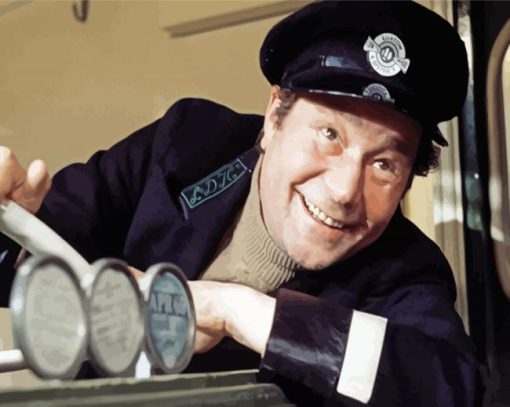 Stan Butler From On The Buses Paint By Number