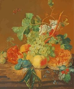 Still Life With Fruit Van Huysum Paint By Number