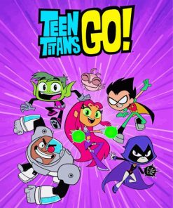 Teen Titans Go Cartoon Network Paint By Number