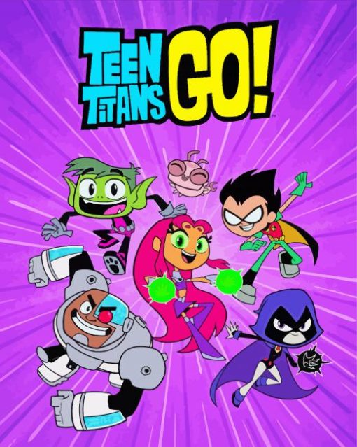 Teen Titans Go Cartoon Network Paint By Number