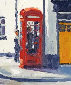 Telephone Box Lowry Art Paint By Number