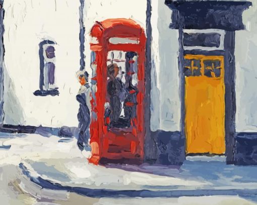 Telephone Box Lowry Art Paint By Number