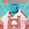 Texas Waco City Paint By Number