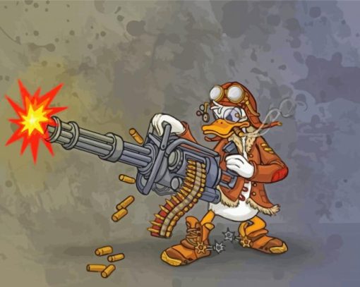 The Soldier Duck Paint By Number