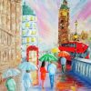 Under The Umbrella London paint by numbers