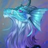 Unicorn Dragon Side Profile Paint By Number