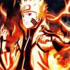 Uzumaki Naruto Nine Tails Sage Mode Paint By Number