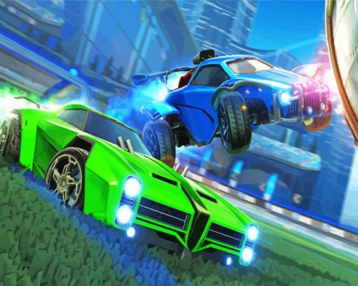 Aesthetic Rocketleague Game Paint By Number