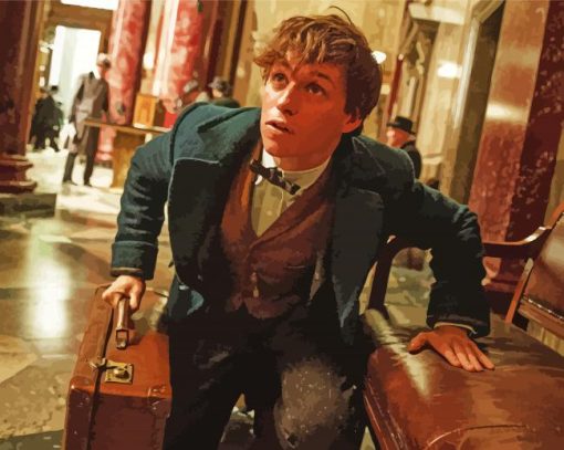 Cool Newt Scamander Paint By Number