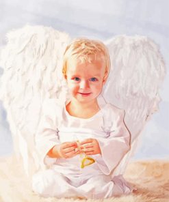 Cute Angel Baby Paint By Number