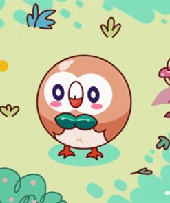 Cute Rowlet Paint By Number