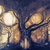 Dark Creepy Forest Art Paint By Number