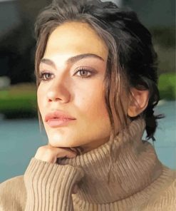 Demet Ozdemir Actress Paint By Number