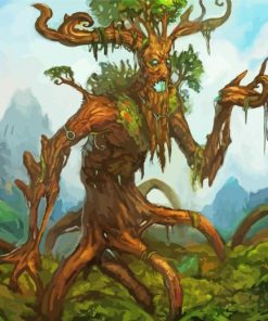 Fantasy Tree Man Paint By Number