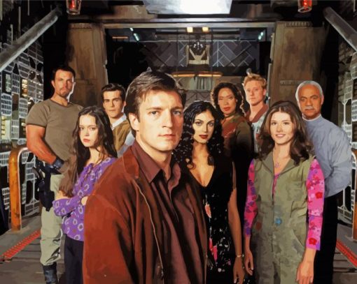 Firefly Tv Characters Paint By Number