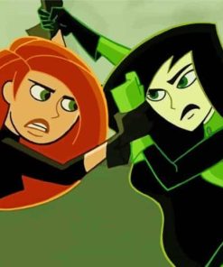 Kim Possible Shego Paint By Number