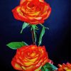 Red And Yellow Roses Paint By Number