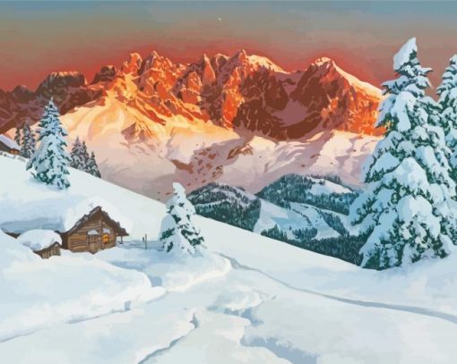 Snowy Wilder Kaiser Art Paint By Number