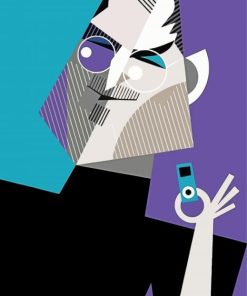 Steve Jobs Illustration Paint By Number