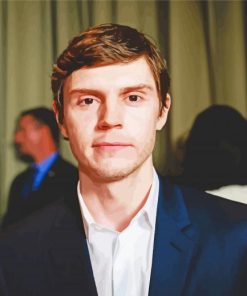 The American Actor Evan Peters Paint By Number