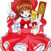 Cardcaptors Anime Girl Paint By Number