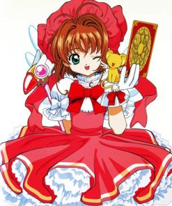 Cardcaptors Anime Girl Paint By Number