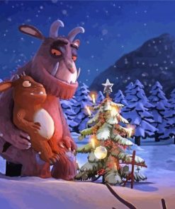 Christmas Gruffalo Paint By Number