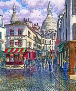 France Montmartre Paint By Number