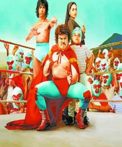 Nacho Libre Comedy Film Paint By Number