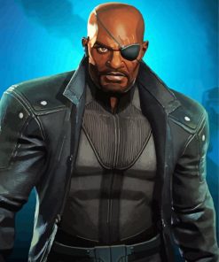 Nick Fury Art Paint By Number