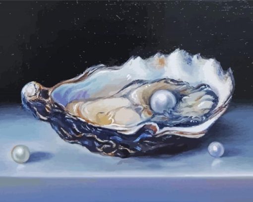 Oyster And Pearls Paint By Number