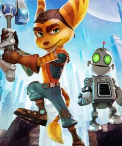 Ratchet And Clank Paint By Number