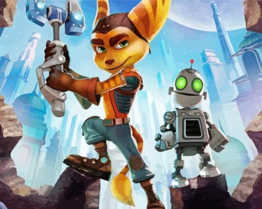 Ratchet And Clank Paint By Number