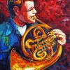 The Horn Player Art Paint By Number