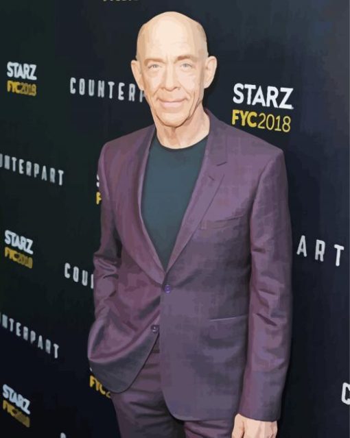 Aesthetic Jk Simmons Paint By Number