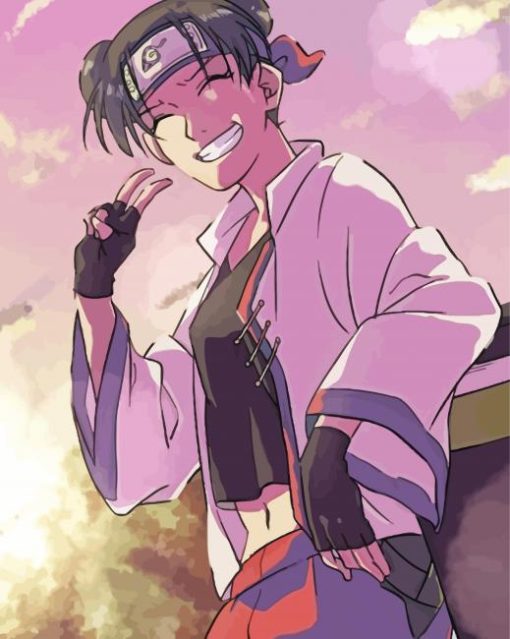 Cool Tenten Character Paint By Number