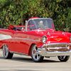 Red 1957 Chevy Paint By Number