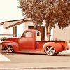 Vintage Classic Chevy Truck Paint By Number