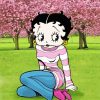 Spring Betty Boop Paint By Numbers