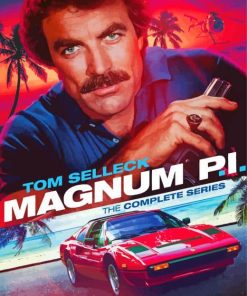 Vintage Magnum P I Paint By Numbersz